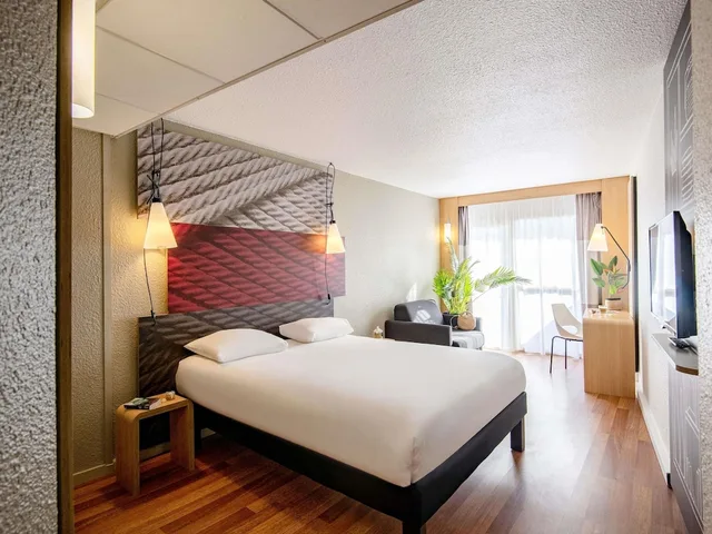 غرفة قياسية بسرير مزدوج وسرير فردي، ibis Cannes Plage La Bocca 3/10