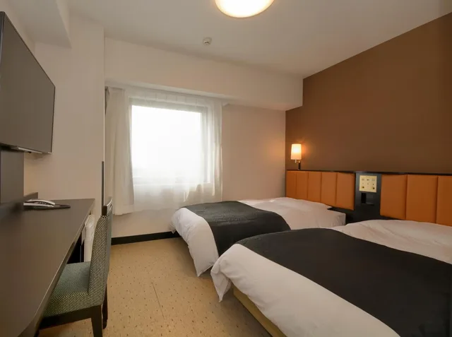 Semi Room, 2 Semi Double Beds، APA Hotel Gifu Hashima Ekimae 1/1