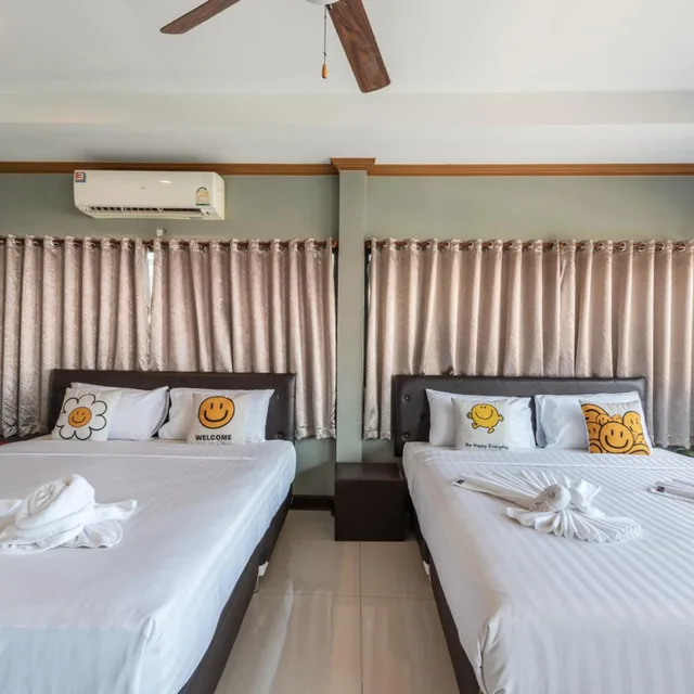 غرفة ديلوكس عائلية، Bkk39 Airport hotel 3/10