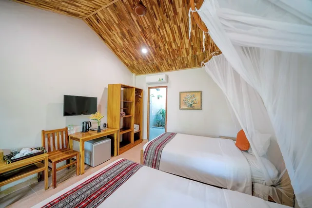 بنغل عائلي بسريرين كينج بإطلالة على الحديقة، La Mer Resort 1/10