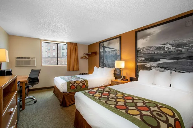 غرفة بسريرين مزدوجين، Super 8 By Wyndham Cheyenne Wy 5/8