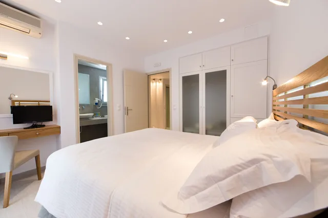 جناح سوبيريور بأربعة أسرّة بغرفتي نوم بحوض جاكوزي، Anemomylos Residence 6/10