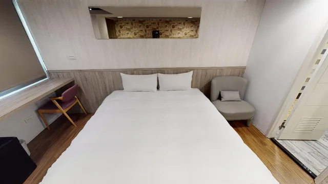 غرفة قياسية بسرير مزدوج، Bon Hotel Taipei 1/3