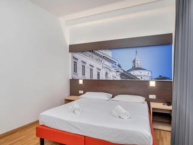 غرفة اقتصادية بسرير كوين، B&B Hotel Milano Ornato 6/8