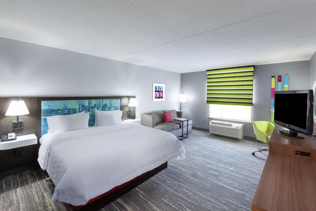 استوديو بسرير كينج، Hampton Inn and Suites Houston-Bush Intercontinental Airport 1/3