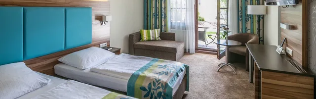 غرفة كومفورت بسريرين منفصلين، Hotel am Krone Park 1/3