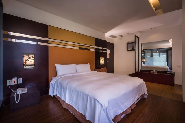 غرفة قياسية بسرير مزدوج، Wulai Sunglyu Spring Resort 2/3