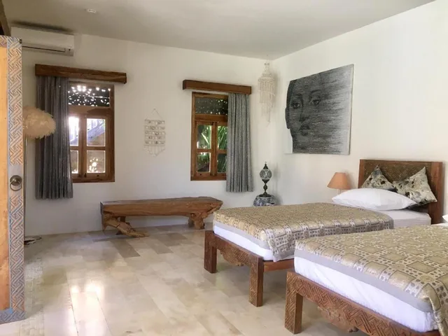 غرفة بسرير مزدوج أو سريرين منفصلين بإطلالة على المسبح، Sun Suko Boutique Retreat 2/5