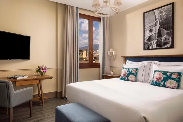 غرفة بريميوم بسرير مزدوج أو سريرين منفصلين، Tivoli Palazzo Gaddi Firenze Hotel 3/5