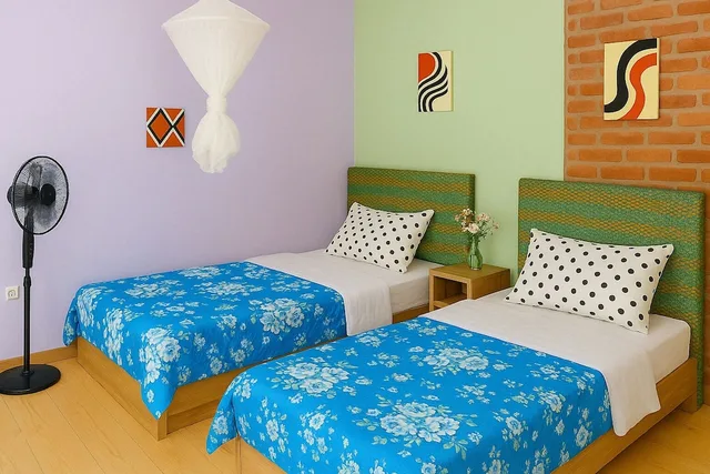 غرفة قياسية بسريرين منفصلين، Yambi Guesthouse 4/4