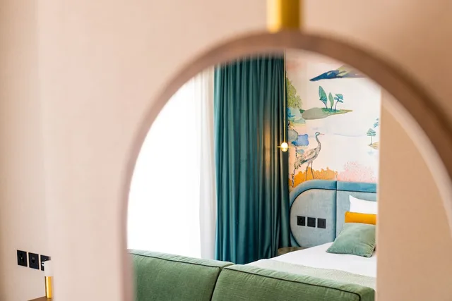 جناح جونيور بسرير كينج مع أريكة، Hotel D Bulle 7/10