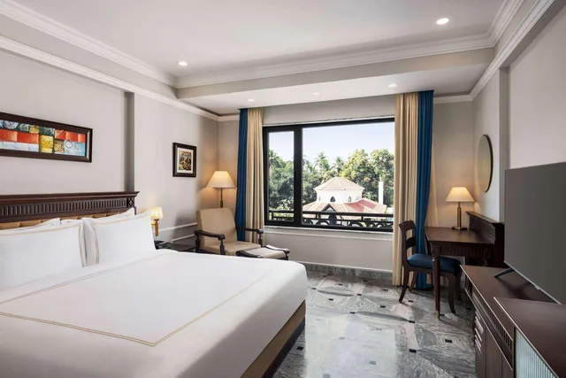غرفة ديلوكس بإطلالة على المسبح لذوي الإعاقة، Ramada by Wyndham Goa Vagator 1/1
