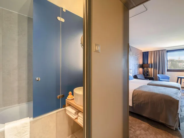 غرفة قياسية بسرير مزدوج أو سريرين منفصلين، Mercure Budapest Castle Hill 9/10