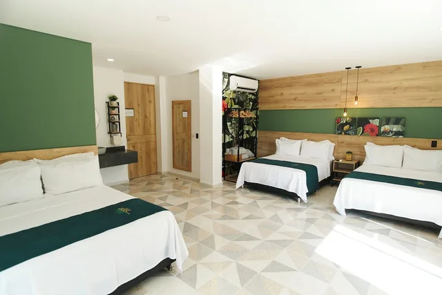 غرفة عائلية ثلاثية، Hotel Arboreo Doradal 2/3