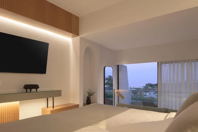 غرفة قياسية بسرير مزدوج بإطلالة على البحر، Agapi Beach Resort Premium All Inclusive 1/1