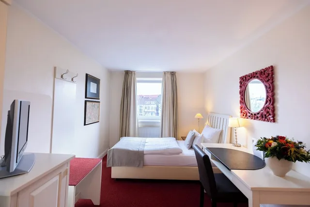 غرفة مفردة بسرير فردي، Novum Hotel Bremer Haus 3/5