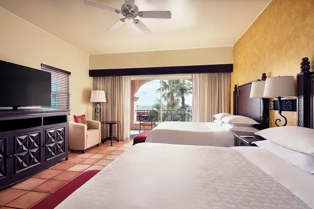 غرفة بسريرين كوين بإطلالة على الحديقة، Hacienda Del Mar Los Cabos Resort Villas And Golf 2/7