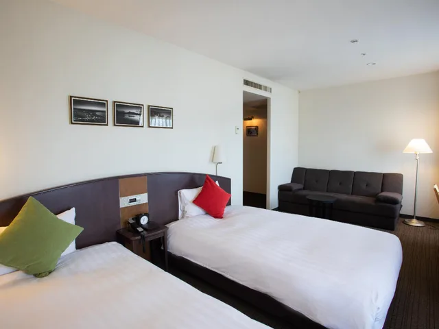 Semi Room, Deluxe, 2 Semi Double Beds, Sofa، Hotel Resol Hakodate 1/2