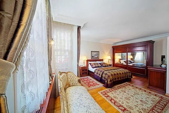 جناح ديلوكس بسرير مزدوج بإطلالة على الحديقة مع أريكة، Dilhayat Kalfa Hotel 2/7