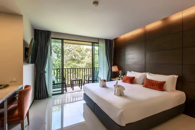 غرفة ديلوكس بسرير مزدوج أو سريرين منفصلين بإطلالة على الحديقة، Aree Tara Resort Krabi 8/10