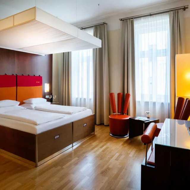 غرفة كبيرة بسرير مزدوج، Hotel Rathaus Wein & Design 4/10