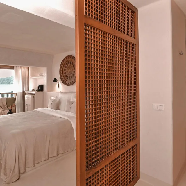 غرفة شهر العسل بسرير مزدوج، Perios Beach House - Adults Only 6/6