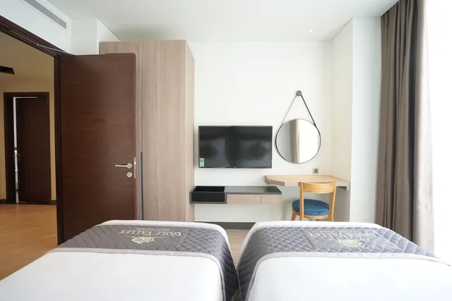 جناح عائلي بسريرين منفصلين وسرير كينج، Golf Valley Hotel 5/10