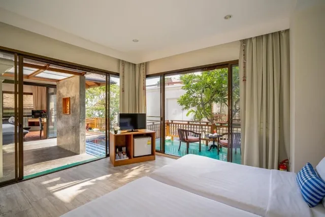فيلا بسرير كينج وسريرين منفصلين بغرفتي نوم بمسبح خاص، Briza Beach Resort 4/10