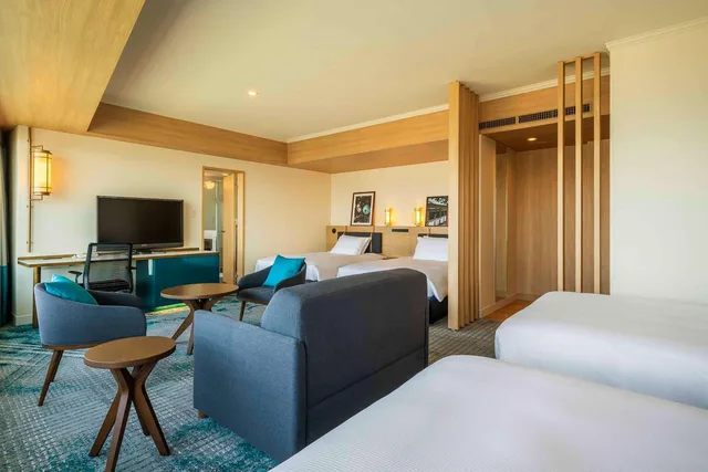 غرفة بريميوم عائلية، Hilton Fukuoka Sea Hawk 2/4