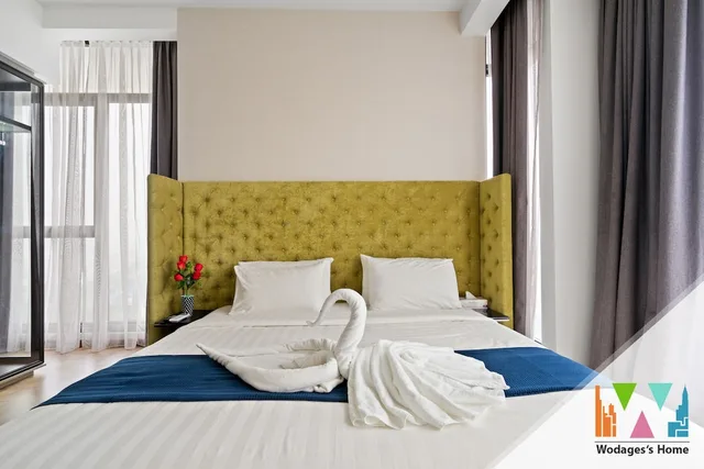 2 Bedrooms, Apartment, 1 King and 1 Single Beds, Kuala Lumpur City Center View، Expressionz KLCC by Wodages 6/10