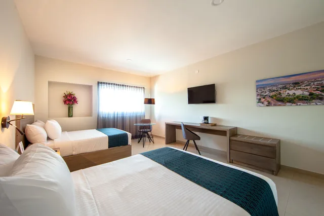 جناح استوديو عائلي بسريرين مزدوجين مع أريكة، InHouse Culiacan (ex. Monterreal Hotel) 5/9