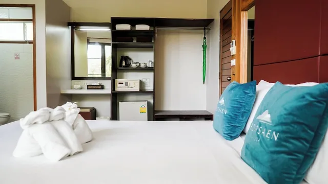 غرفة أساسية بسرير مزدوج أو سريرين منفصلين، Bor Saen Villa And Spa 4/7