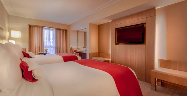 غرفة كلاسيكية بسريرين منفصلين بشرفة مع دخول صالة النادي لذوي الإعاقة، Intercontinental Sao Paulo 5/10