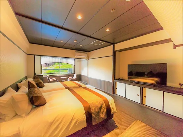 غرفة قياسية بسريرين منفصلين، Livemax Resort Aki Miyajima 3/5