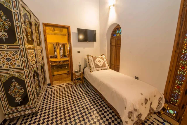 Suite, 1 Double and 1 Single Bed, Riad Ouliya 2/3