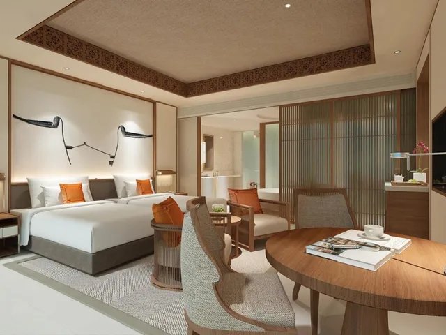 Pool, Canal, Twin Beds، Angsana Zhuhai Phoenix Bay 6/9