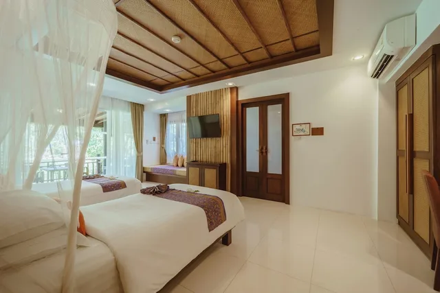 Lotus, Cottage, Twin Beds، Ban Sainai Resort - SHA Extra Plus 3/4