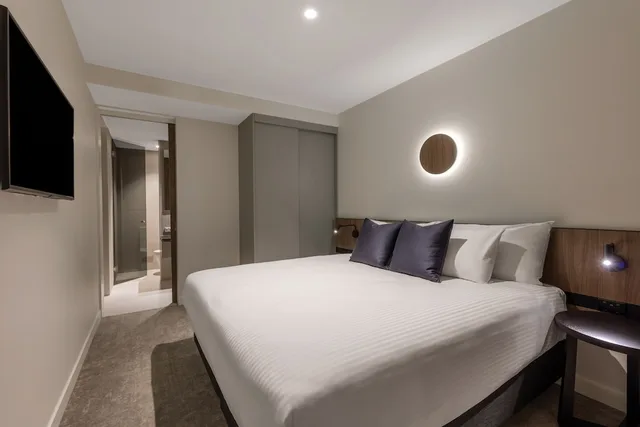 استوديو بسرير كينج بإطلالة، Adina Apartment Hotel Melbourne Southbank 1/10