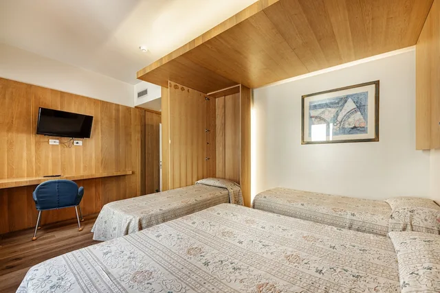 غرفة اقتصادية ثلاثية بثلاثة أسرّة، Hotel Minerva 5/10