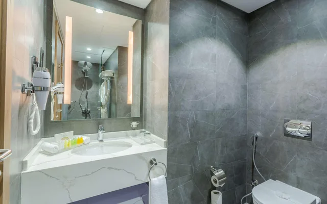 Efficiency, Suite, King Bed, Smoking، فندق كلاريون مطار جدة(Clarion Hotel Jeddah Airport) 3/7