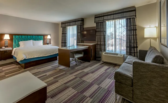 Studio, Suite, King Bed, Hampton Inn & Suites Chicago Southland Matteson 1/4