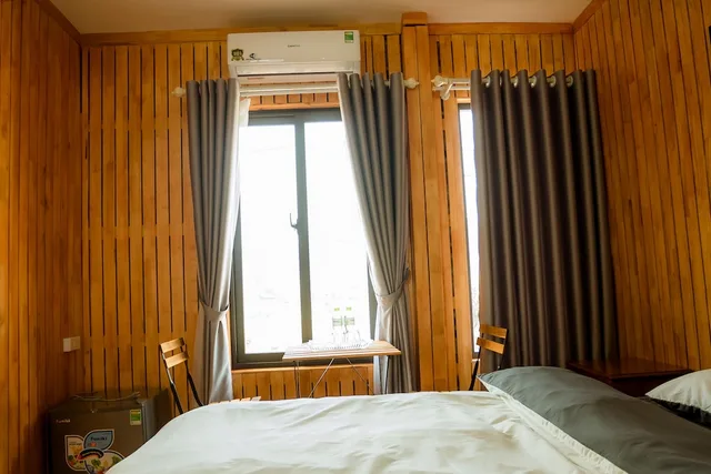 غرفة ديلوكس بسرير كوين بإطلالة على الحديقة، Tam Coc Mandala Villa & Homestay 1/4