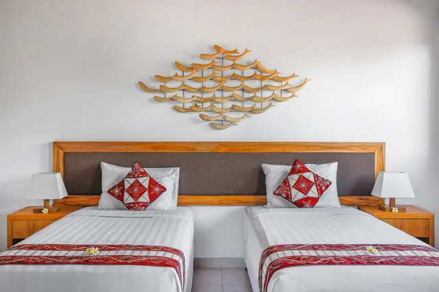 فيلا بسريرين منفصلين وسريرين كينج وأسرّة بطابقين بـ4 غرف نوم بمسبح خاص، Villa Bali Caviar 3/10