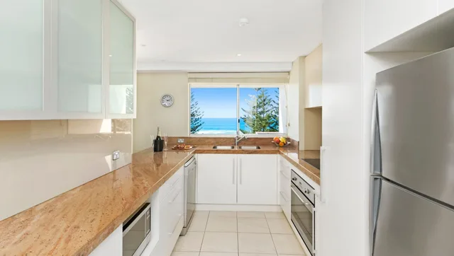 شقة سوبيريور بسرير كينج وسريرين منفصلين بإطلالة على البحر بغرفتي نوم، Solnamara Beachfront Apartments 6/6
