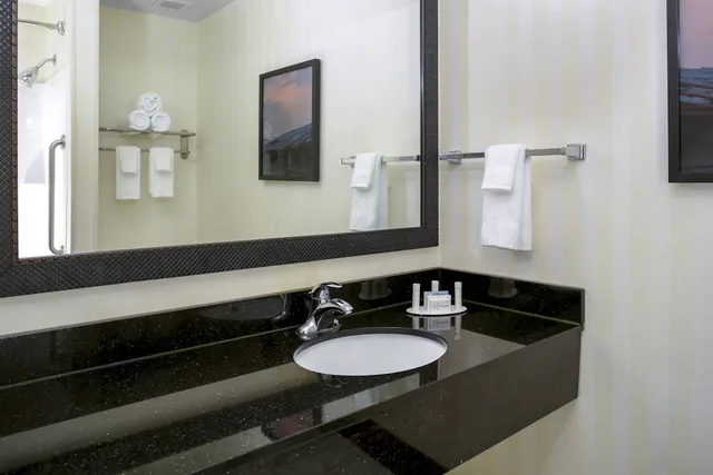 جناح بسرير كينج مع أريكة لذوي الإعاقة، Fairfield Inn & Suites Milledgeville 1/2