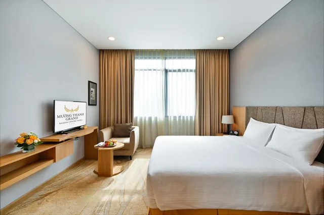غرفة بريميوم ديلوكس بسرير كينج بإطلالة على المدينة، Muong Thanh Grand Saigon Centre Hotel 1/10