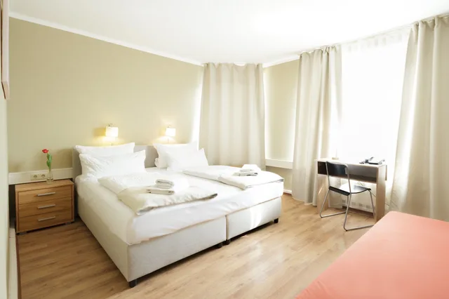 غرفة قياسية بسرير مزدوج بغرفة نوم واحدة، Hotel Pankow 2/7