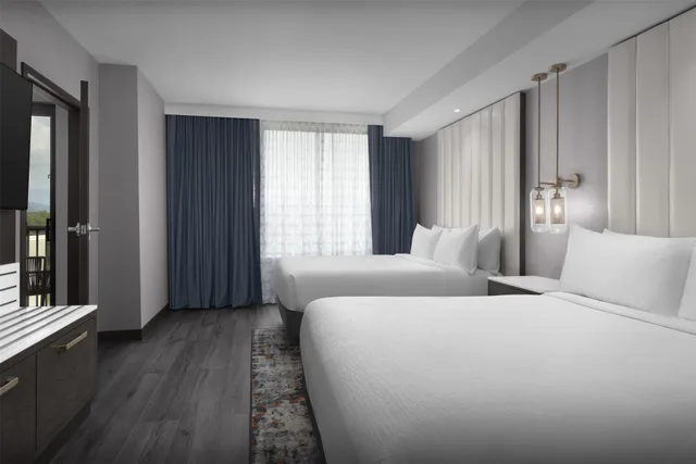 2 Rooms, Suite, 2 Queen Beds, Mountain View, Accessible, Embassy Suites by Hilton Pigeon Forge Resort 1/3