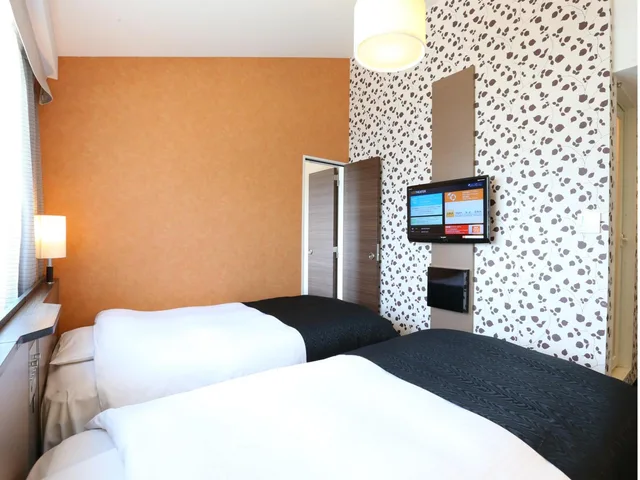 غرفة متصلة بسريرين منفصلين، Apa Hotel Karuizawa Ekimae 1/3