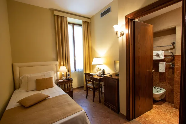 غرفة قياسية مفردة، Albergo Le Due Corti 4/4